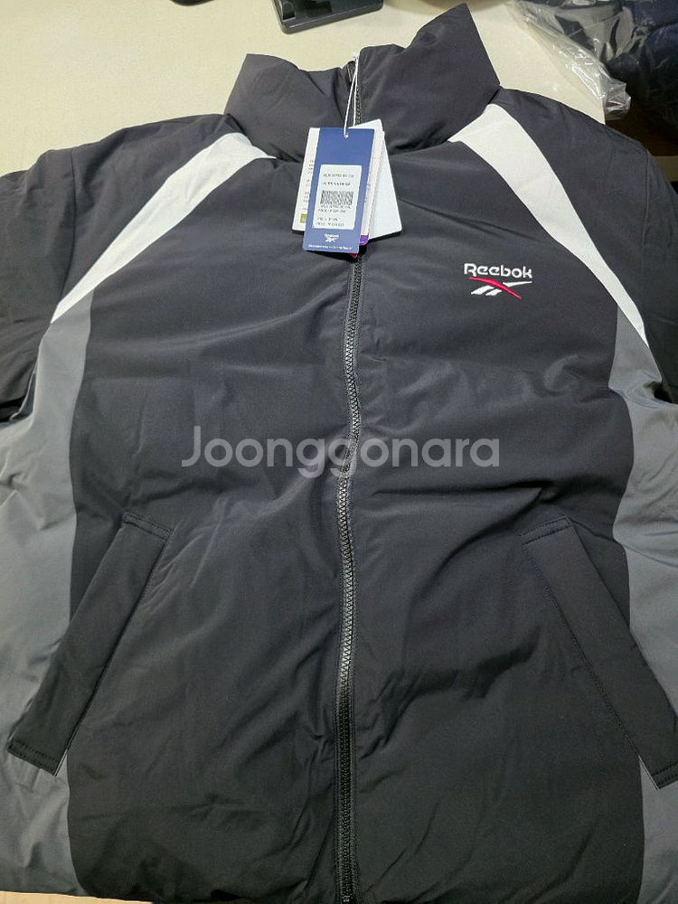 리복 벡터 리버시블 패딩(L)--4