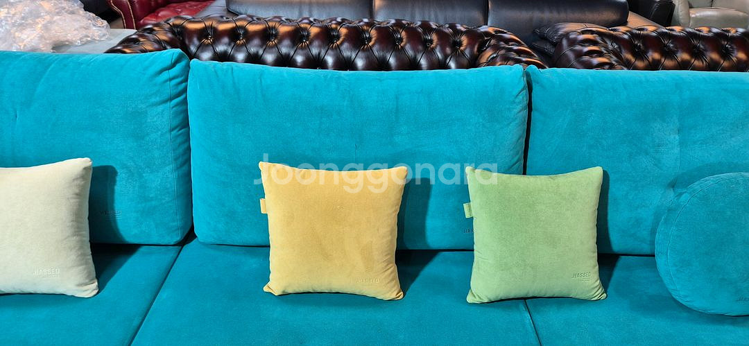 헷세드 플로리아 4인 일자형소파쇼파(드라이클리닝완료)서울경기근거리무료배송--7