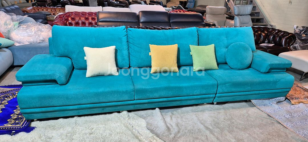 헷세드 플로리아 4인 일자형소파쇼파(드라이클리닝완료)서울경기근거리무료배송--1