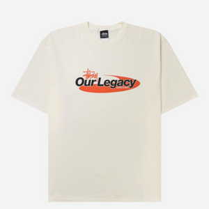 스투시 x 아워레가시 콜라보 티셔트 화이트