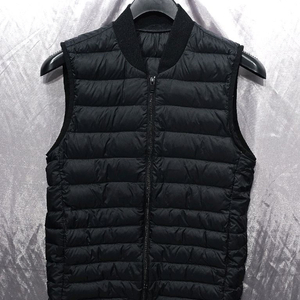 TBJ 시보리넥 구스다운 경량 패딩 조끼 95