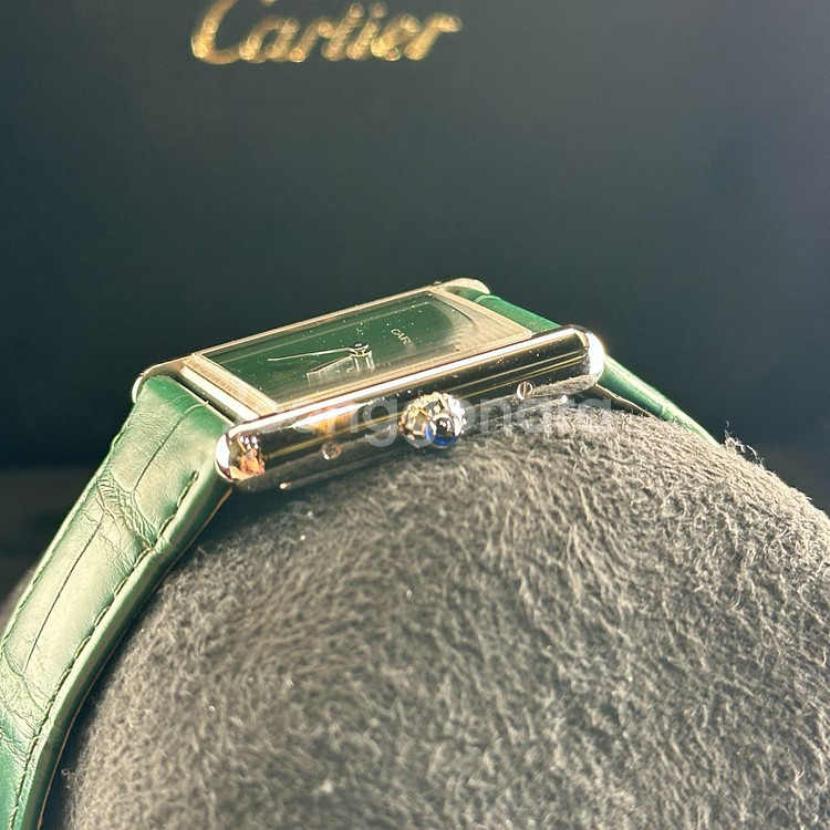 까르띠에 탱크 머스트 라지 그린 WSTA0056--2
