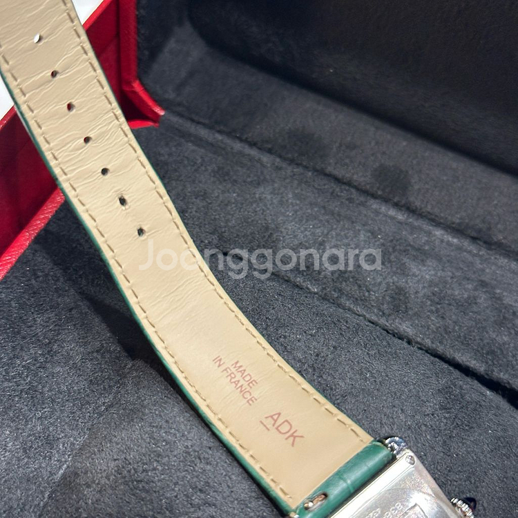 까르띠에 탱크 머스트 라지 그린 WSTA0056--4