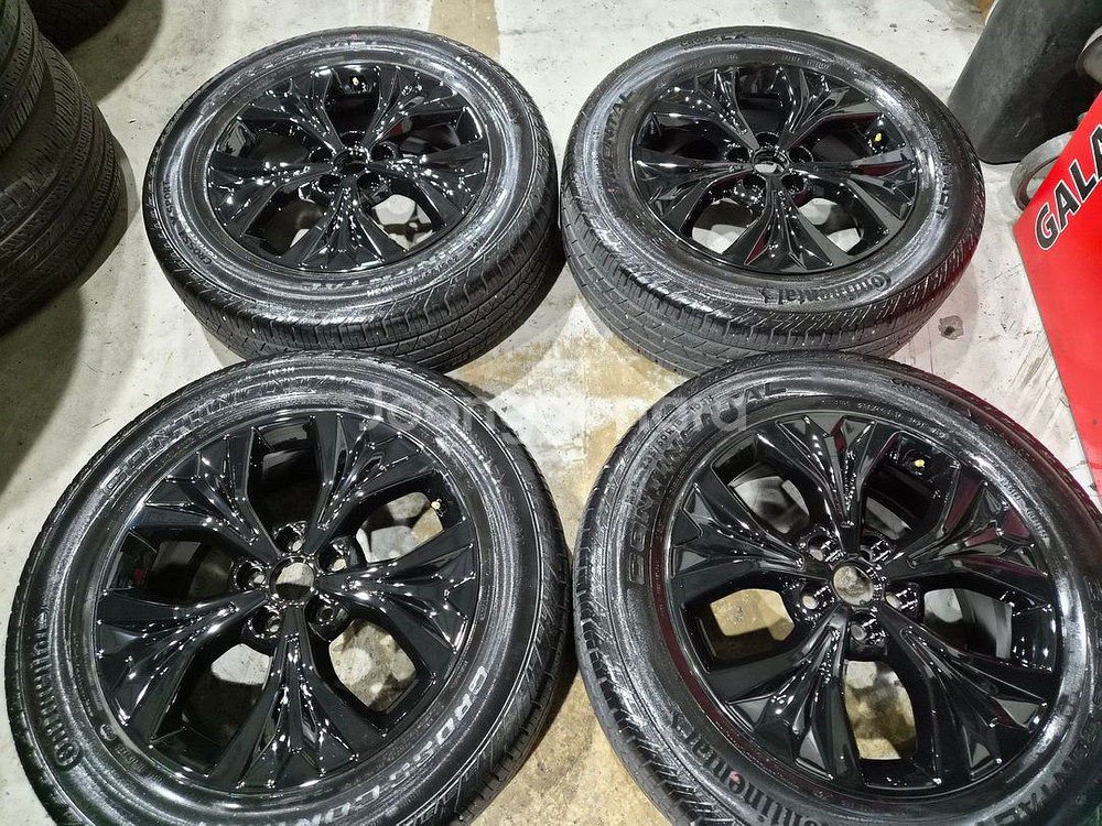 카니발ka4 18인치 순정 블랙 휠타이어 판매합니다--0