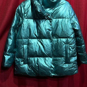 폴앤조 여성 메탈릭 구스 패딩 점퍼 95/77