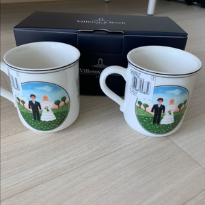 빌레로이앤 보흐디자인 나이프웨딩머그2p세트