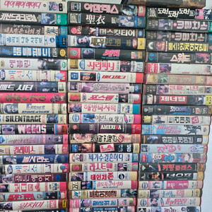 빈티지 비디오테이프 개당3천원 정리중 내용참조