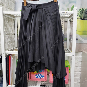 마쥬 언발란스 여성 치마 스커트 26 플리츠 롱 주름스커트 주름치마 WF54