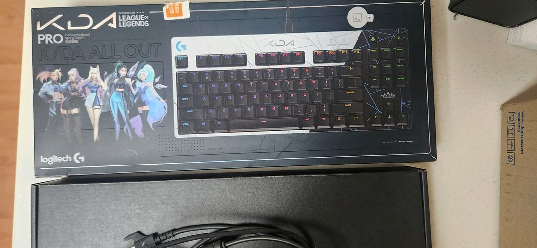 로지텍 kda g프로 키보드 급처(s키 고장) 이미지