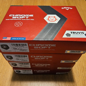 캘러웨이 골프공 골프볼 크롬소프트 길냥이 한정판 4더즌