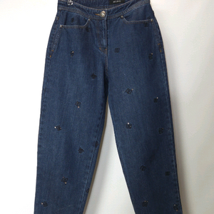 한섬 마인 2022 자수 로고 패턴 데님 팬츠 64-94