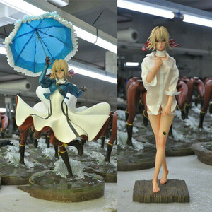 크리에이션 스튜디오 바이올렛 에버가든 레진 피규어 스테츄 (커스텀 우산) 이미지