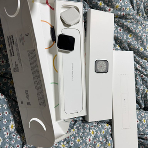애플워치8 실버 셀룰러 45