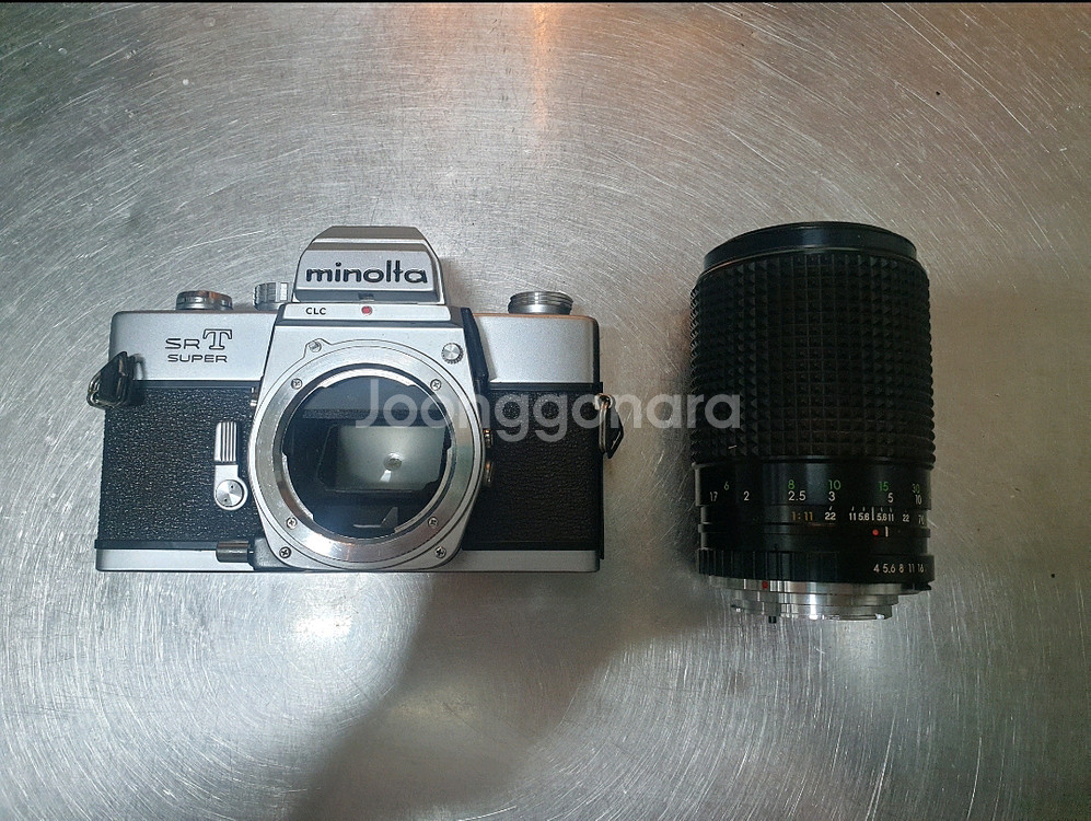 미놀타 SRT-super(srt-102)필름카메라+줌렌즈--0