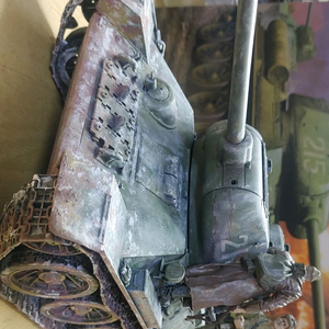 *각종교신가능*대형1:16정밀도색작~프라모델2WW러시아T34/85(디스플레이전용)헤이리영웅