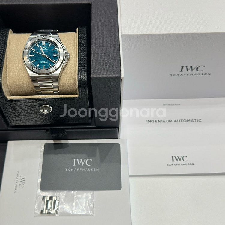 [새제품] IWC 인제니어 IW328903 그린 다이얼 (아쿠아)--4