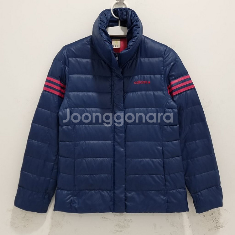 아디다스 여성 패딩 숏패딩 경량패딩 바람막이 점퍼 L--0