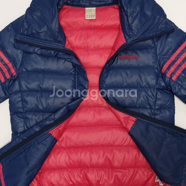 아디다스 여성 패딩 숏패딩 경량패딩 바람막이 점퍼 L--4