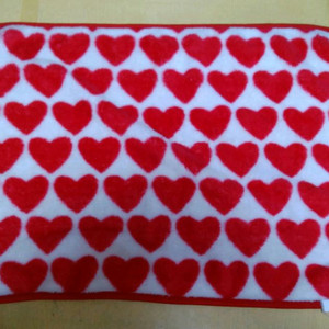 아기 하트담요. 출산용품