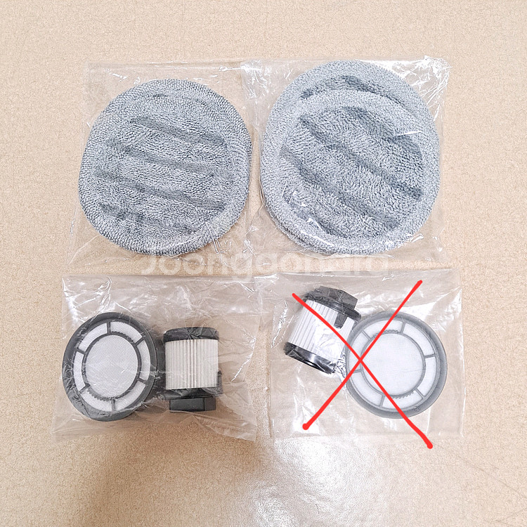 새상품 아이닉 i20 청소기 필터 물걸레 패드 각오천 악세사리 키트 부품--0