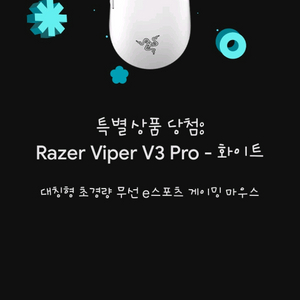 레이저 바이퍼 V3 PRO 화이트 (바브삼) 구글코드
