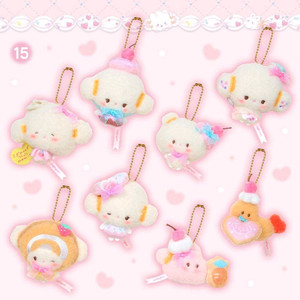 산리오 코기뮹 10주년 스위츠 스위트 파티 시크릿 마스코트 인형 키링