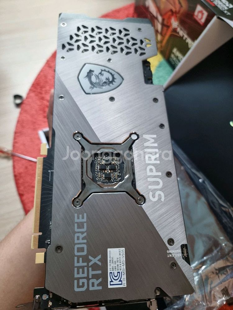 msi 3070ti 슈프림x 그래픽카드 팝니다--3