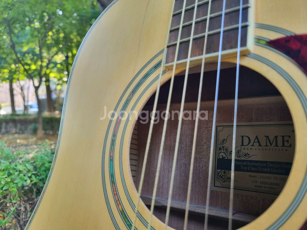 입문용 통기타 인기제품 데임 유리상자 이세준 기타 판매합니다--5