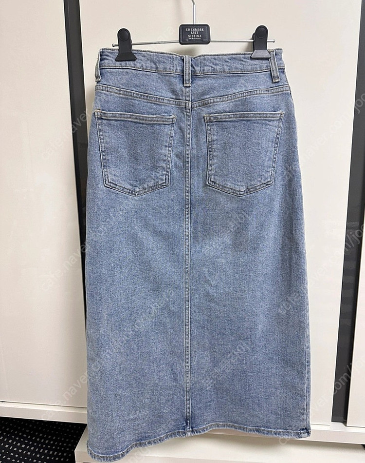 새상품급 고급)여성 롱 트임 중청치마 라지L사이즈--1