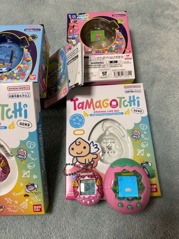 다마고치 파라다이스 블루 오리지널 엔젤 미개봉 반다이--3