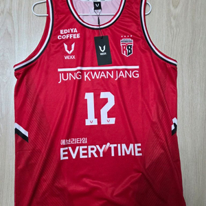 (25-26)안양정관장 레드부스터스 김영현(12번)유니폼 100