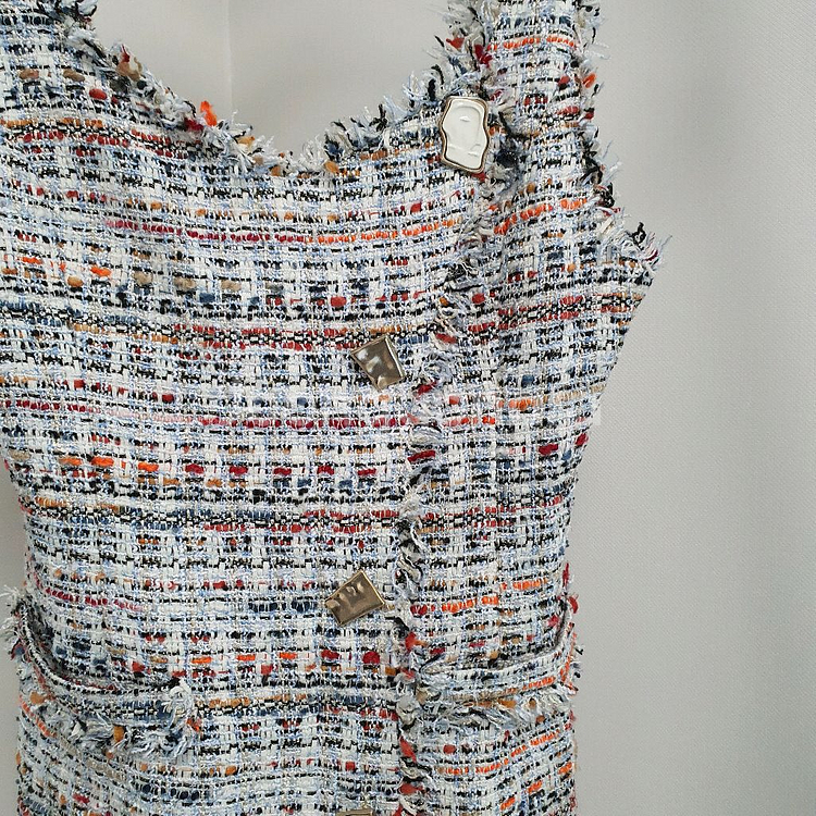 에고이스트 트위드 원피스--2