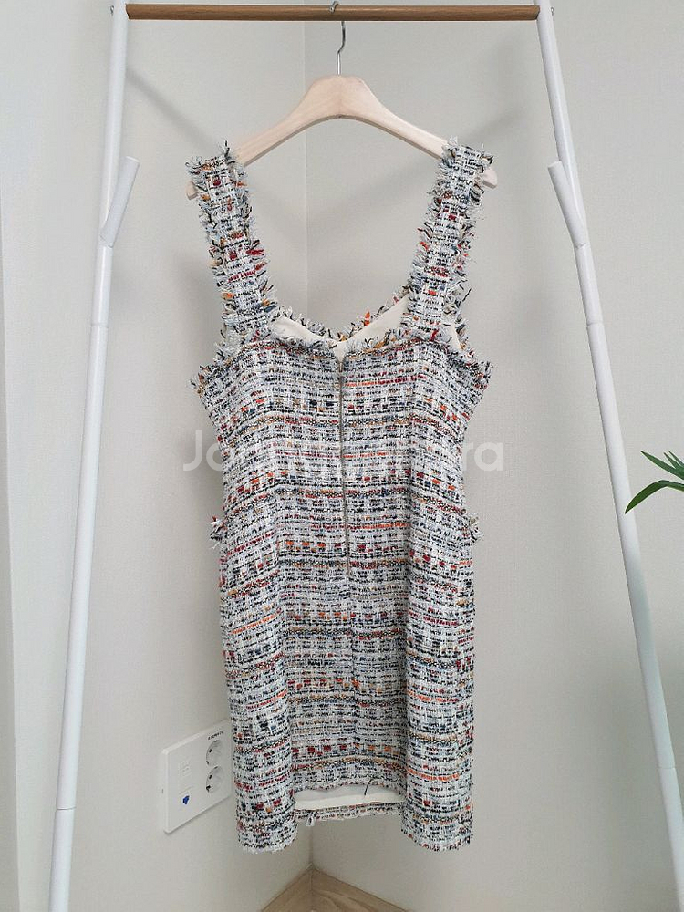 에고이스트 트위드 원피스--5