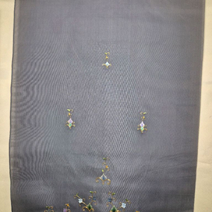 폭55 실크 손자수 한복천 치마감