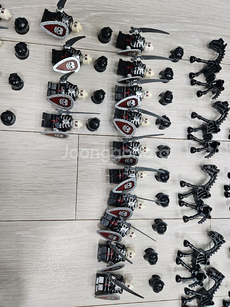 레고 캐슬 언데드기사 세트(언데드완무+해골말)--2