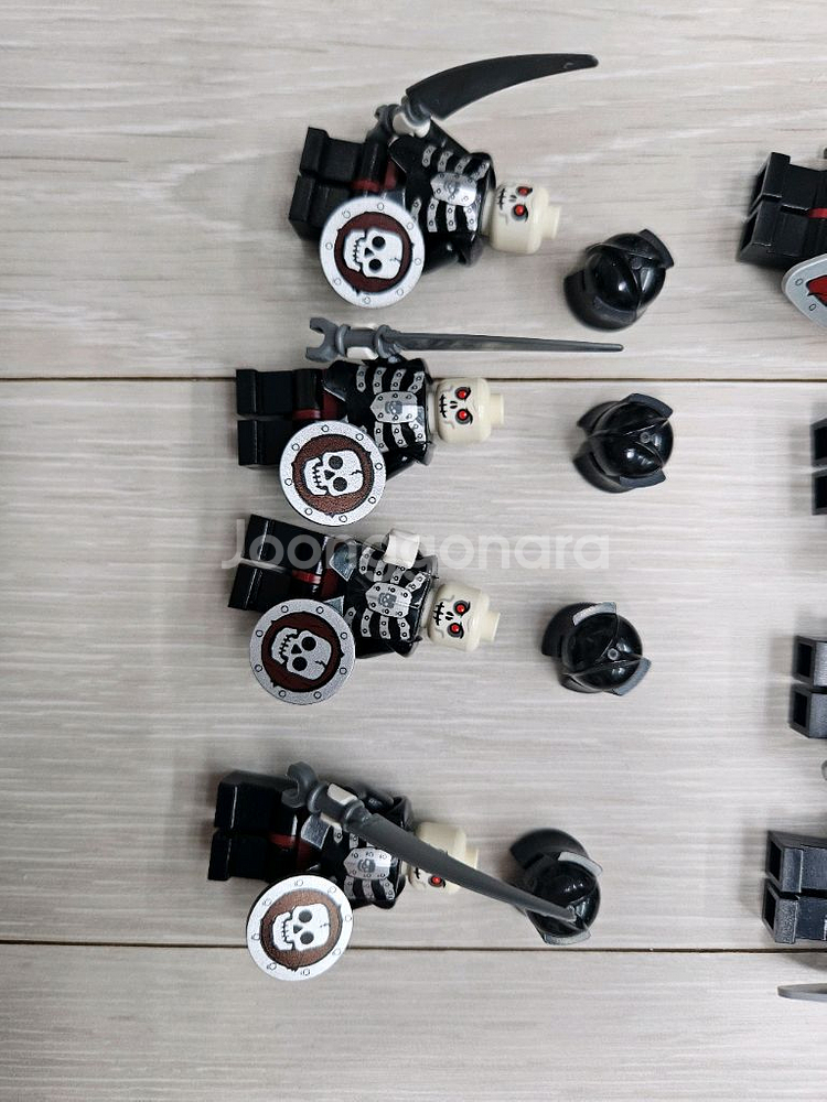 레고 캐슬 언데드기사 세트(언데드완무+해골말)--4