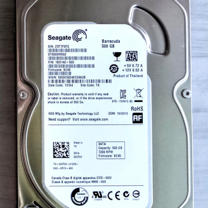 500GB(691시간사용,하드디스크(Seagate 데스크탑HDD)