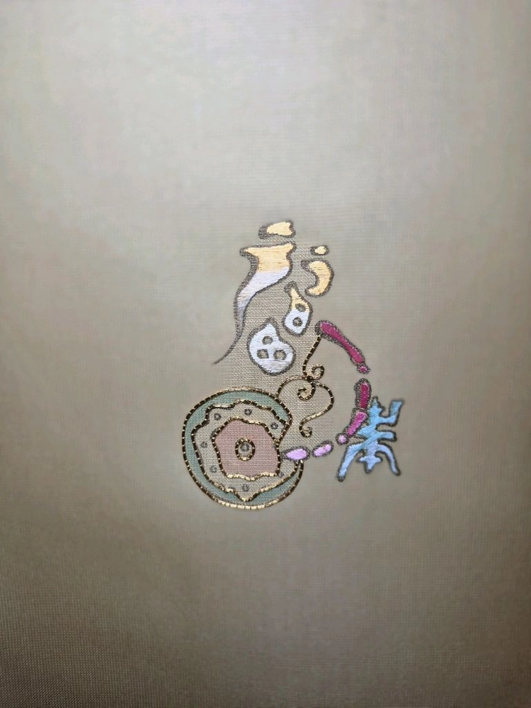 실크 고급 한복천+손자수 한벌감 이미지