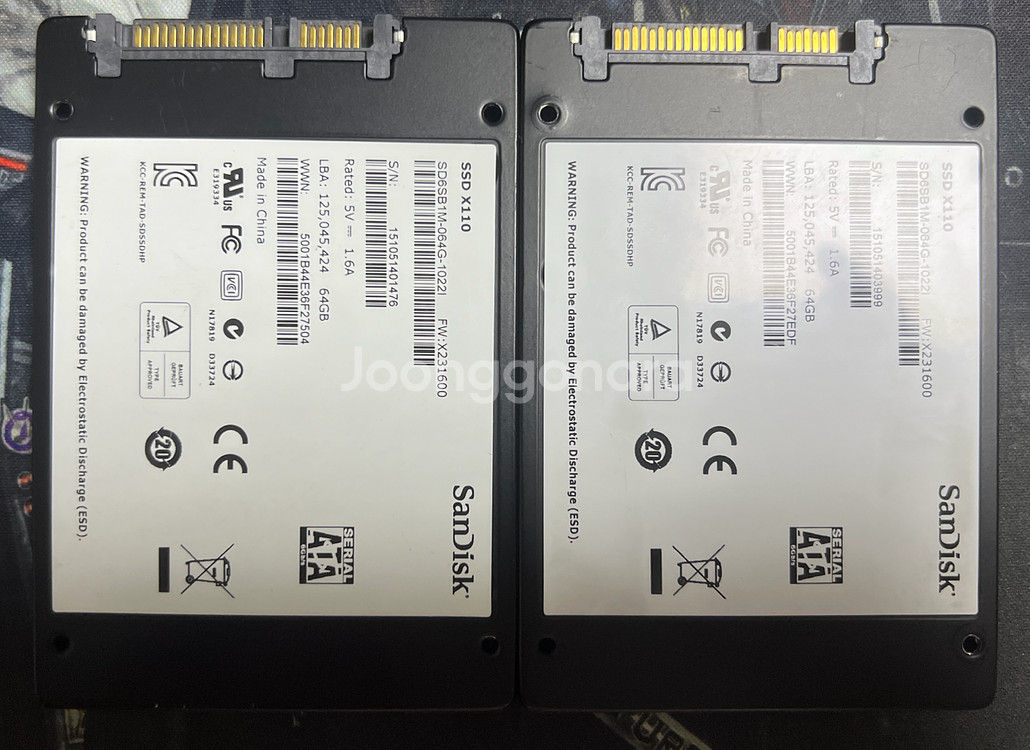 샌디스크 SSD 64GB X110 판매합니다.#HDD#DVD#USB#외장--2