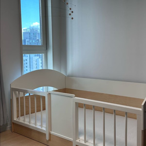 솜트리 자작나무 원목 어린이 침대 SS사이즈