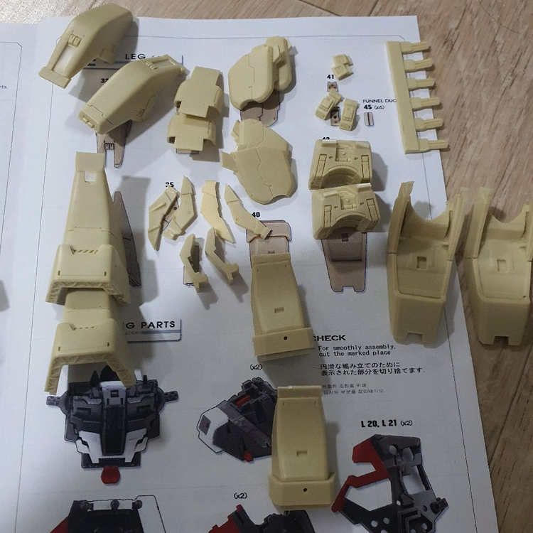 ms빌드 건담 레진 뉴건담--2