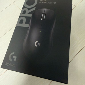 지슈라2 블랙 새상품 판매 로지텍 PRO X SUPERLIGHT 2