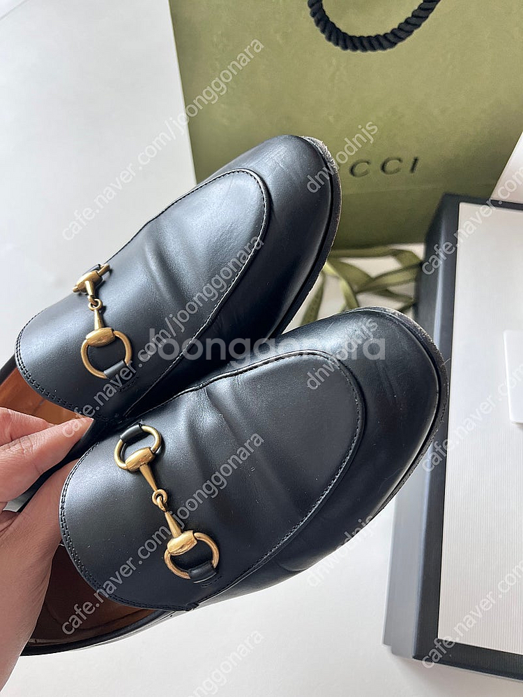 구찌 조르단 로퍼 풀박스 37 사이즈--4