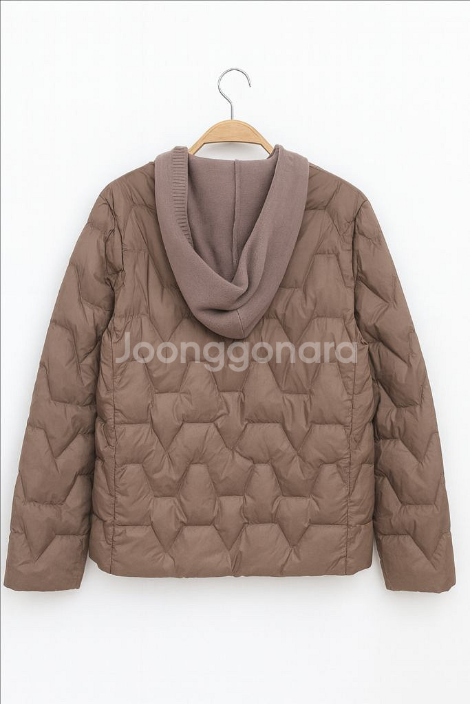 여성 르망 누빔 프리미엄 경량패딩--6