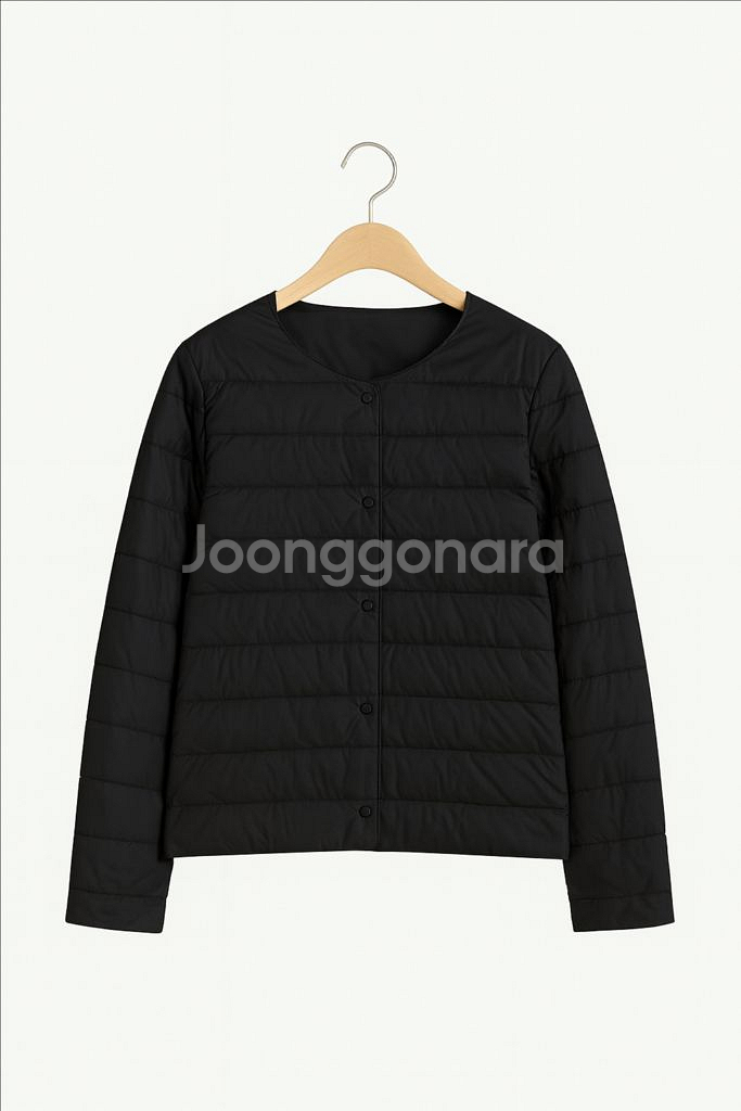 여성 라프엘르 프리미엄 라운드 경량패딩--0