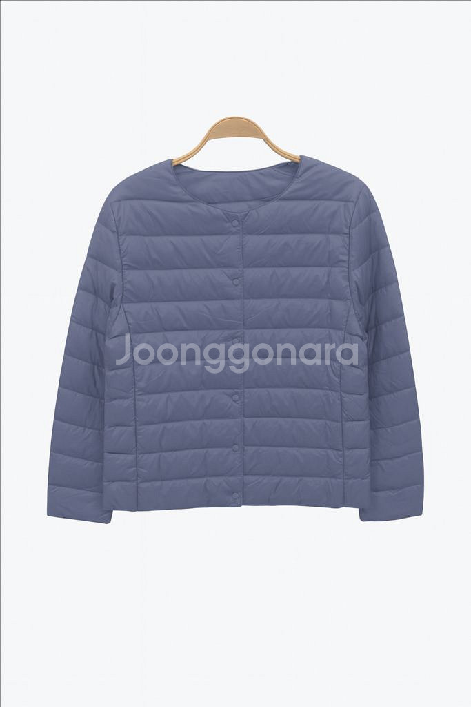 여성 라프엘르 프리미엄 라운드 경량패딩--4