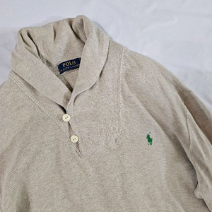 폴로 랄프로렌 럭셔리 져지 숄칼라 풀오버 코튼 니트 스웨트 셔츠