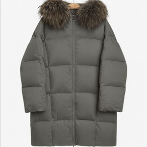 여성 프리미엄 폭스퍼 롱패딩