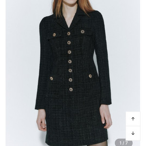 이바나헬싱키 Lena Velvet Tweed Dress