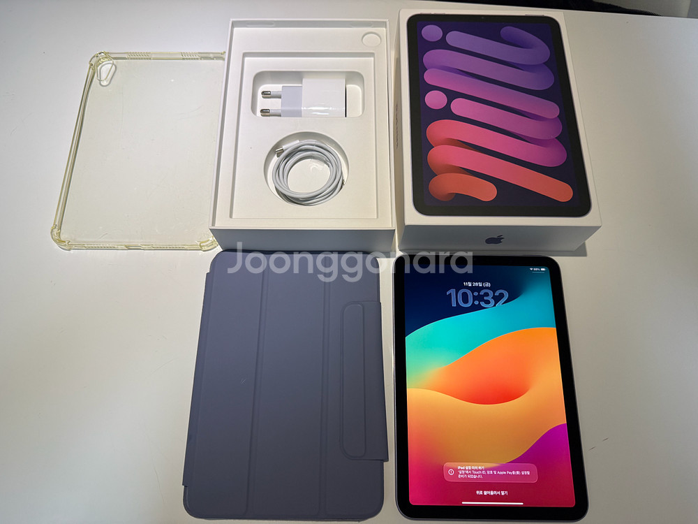 아이패드 미니6 64G WIFI 퍼플 애플케어플러스--0